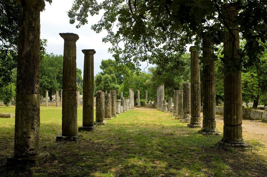 Ancient Olympias' Palaestra.