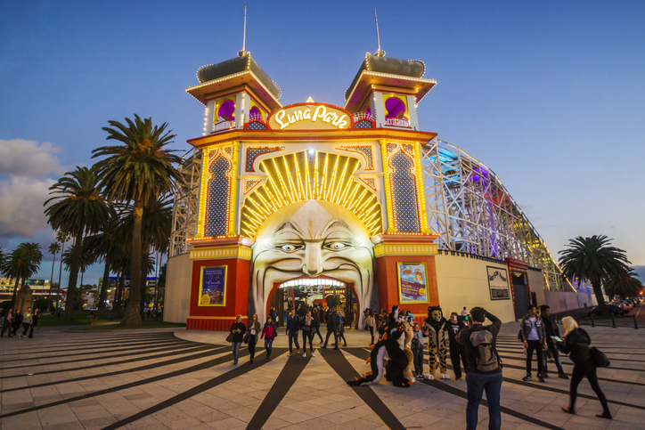 Luna Park, an amusement park in St Kilda.