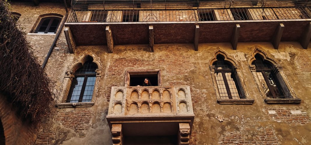 Juliet's balcony in Verona