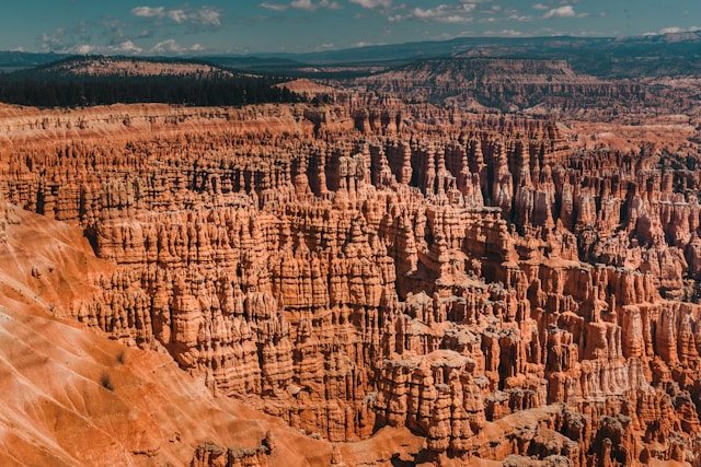 The hoodoos at Bryce Canyon in Utah
