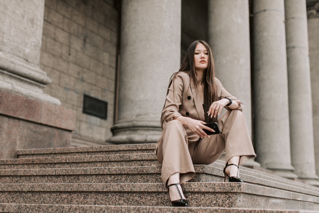 A powersuit makes for an amazing NYE outfit