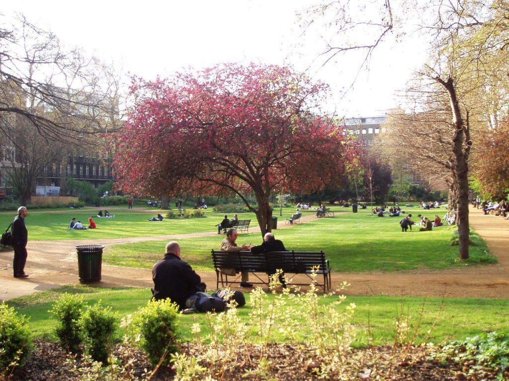 Gordon-Square-Gardens-London Literary destinations