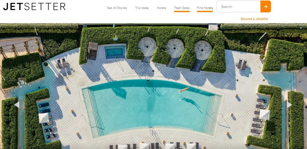 Image source: Jetsetter website homepage