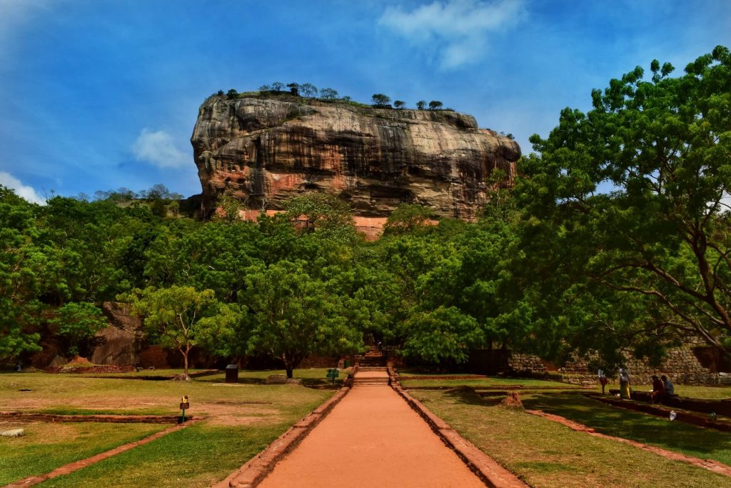 Sigriya rock formation