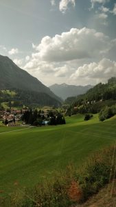 Beautiful landscape of St Moritz