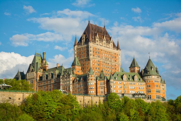 Chateau Frontenac a historic hotel and landmark in Quebec city, Canada, a UNESCO World Heritage site. Things to do in Quebec city