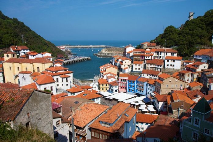 Fishing Village of Cudillero in Asturias, Spain, Warm