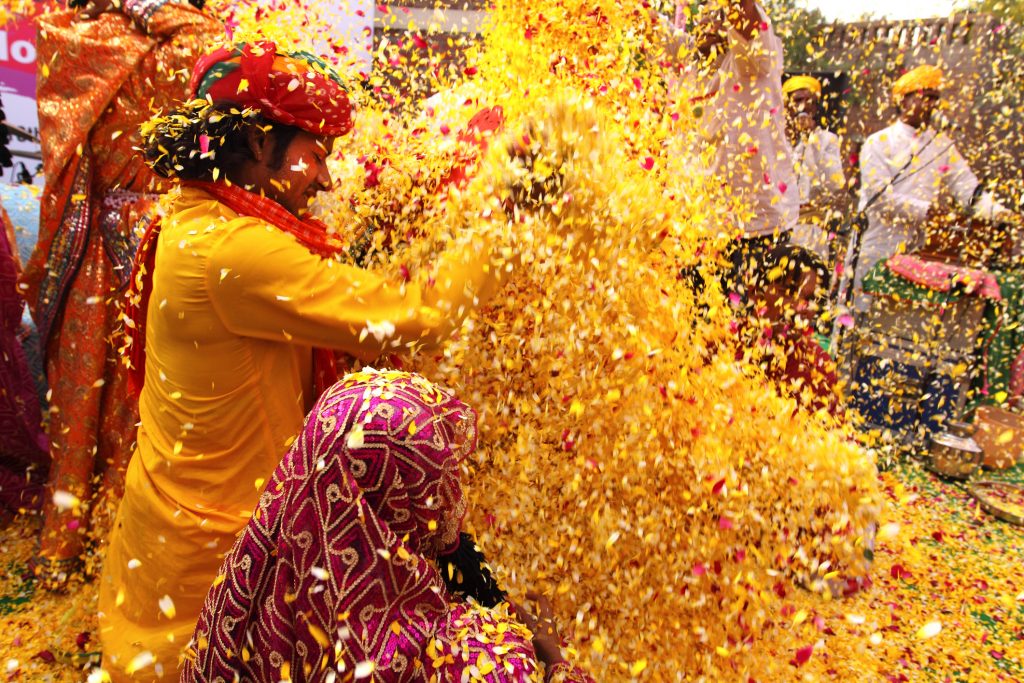 Phoolon vali Holi OR The Flowers Holi.