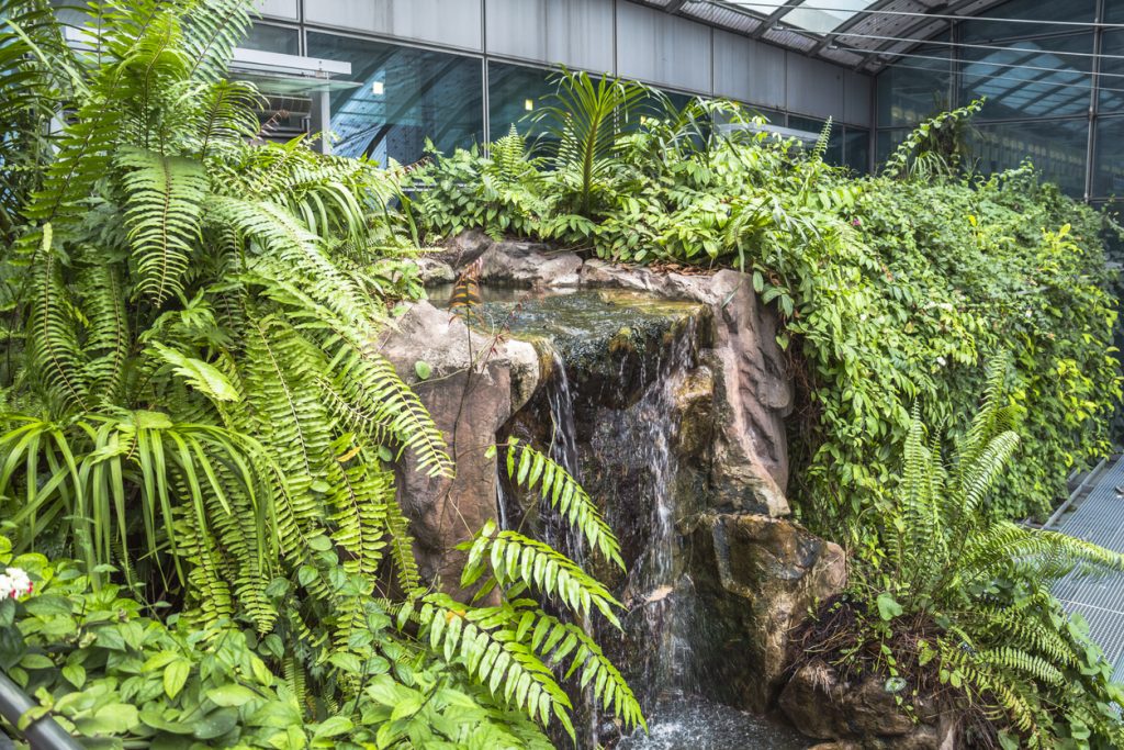 The Singapore Airport Waterfall Will Be The World S Biggest
