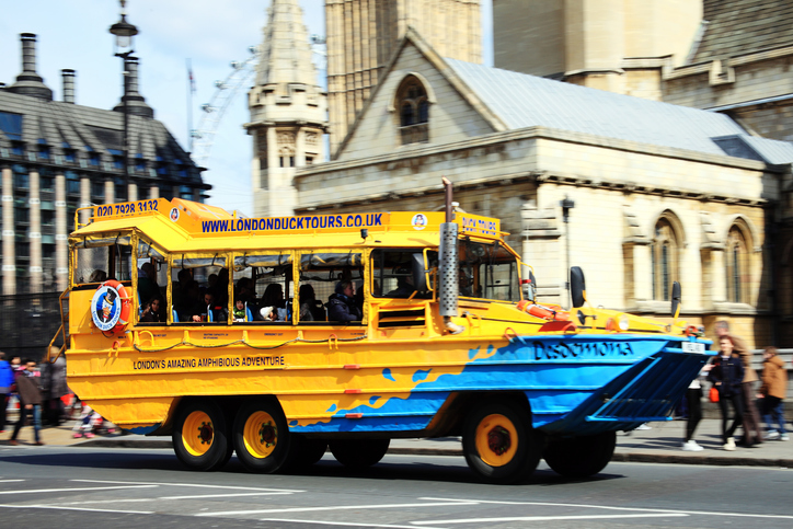 London Duck Tour amphibious DUCW vehicle