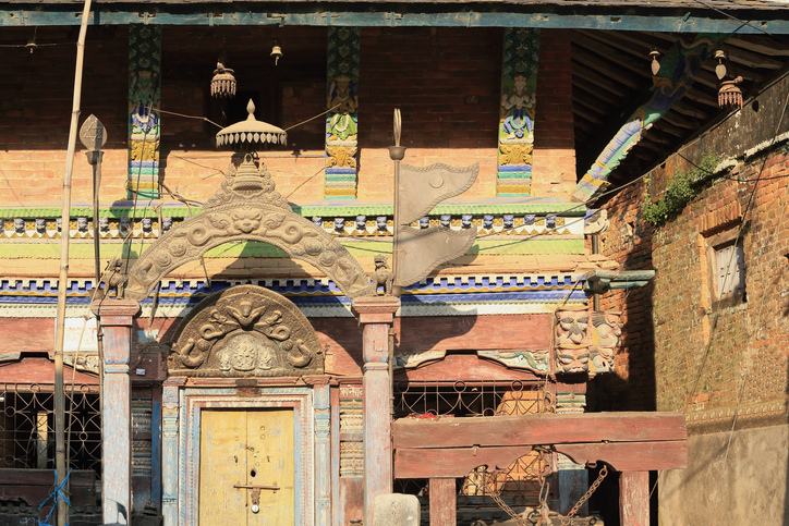 Bindebashini temple. Bandipur in Nepal