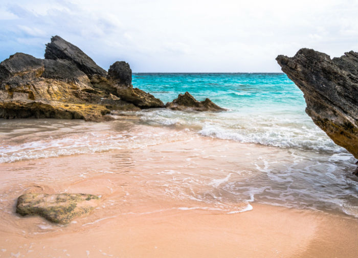 Pink beaches