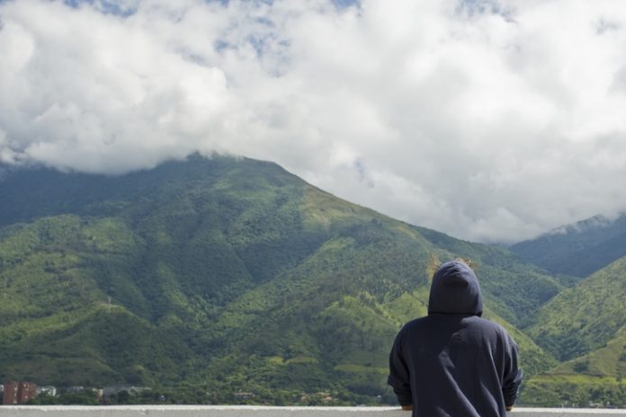 Watching the mountains, Caracas Venezuela