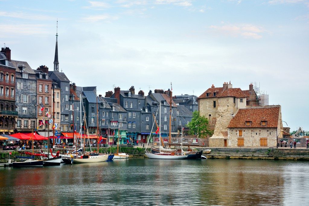 Honfleur harbour, France