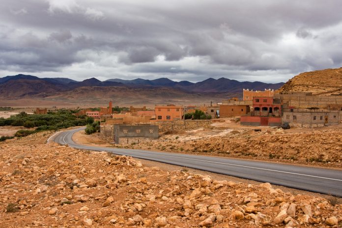Dades Gorge is a gorge of Dades River in Atlas Mountains in Morocco