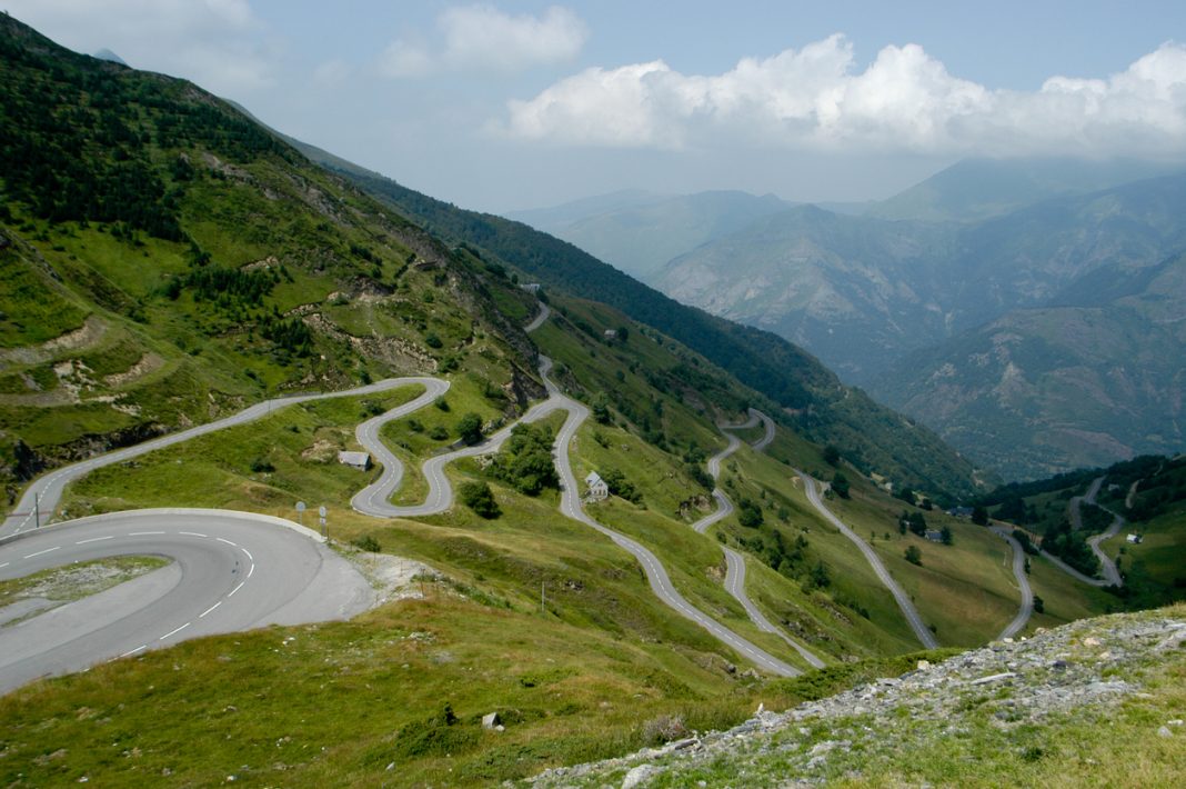 Winding Road, Pyrenees, France