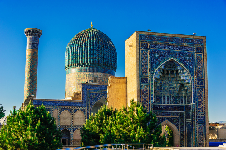 Gur-e-Amir mausoleum in Samarkand, Uzbekistan