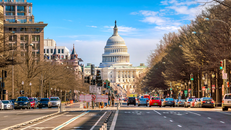 The United States Capitol building in Washington, D.C.