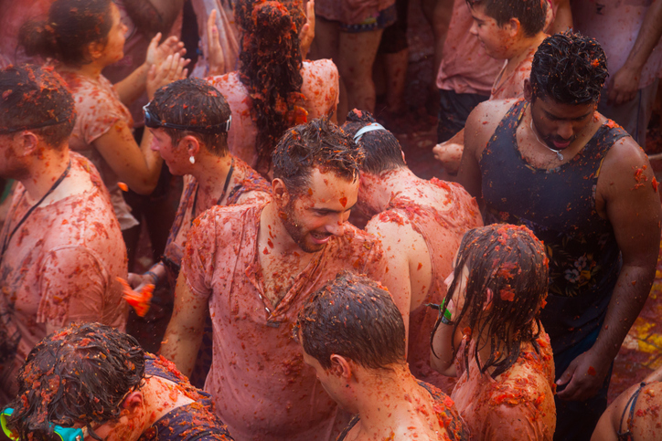 la tomatina in spain