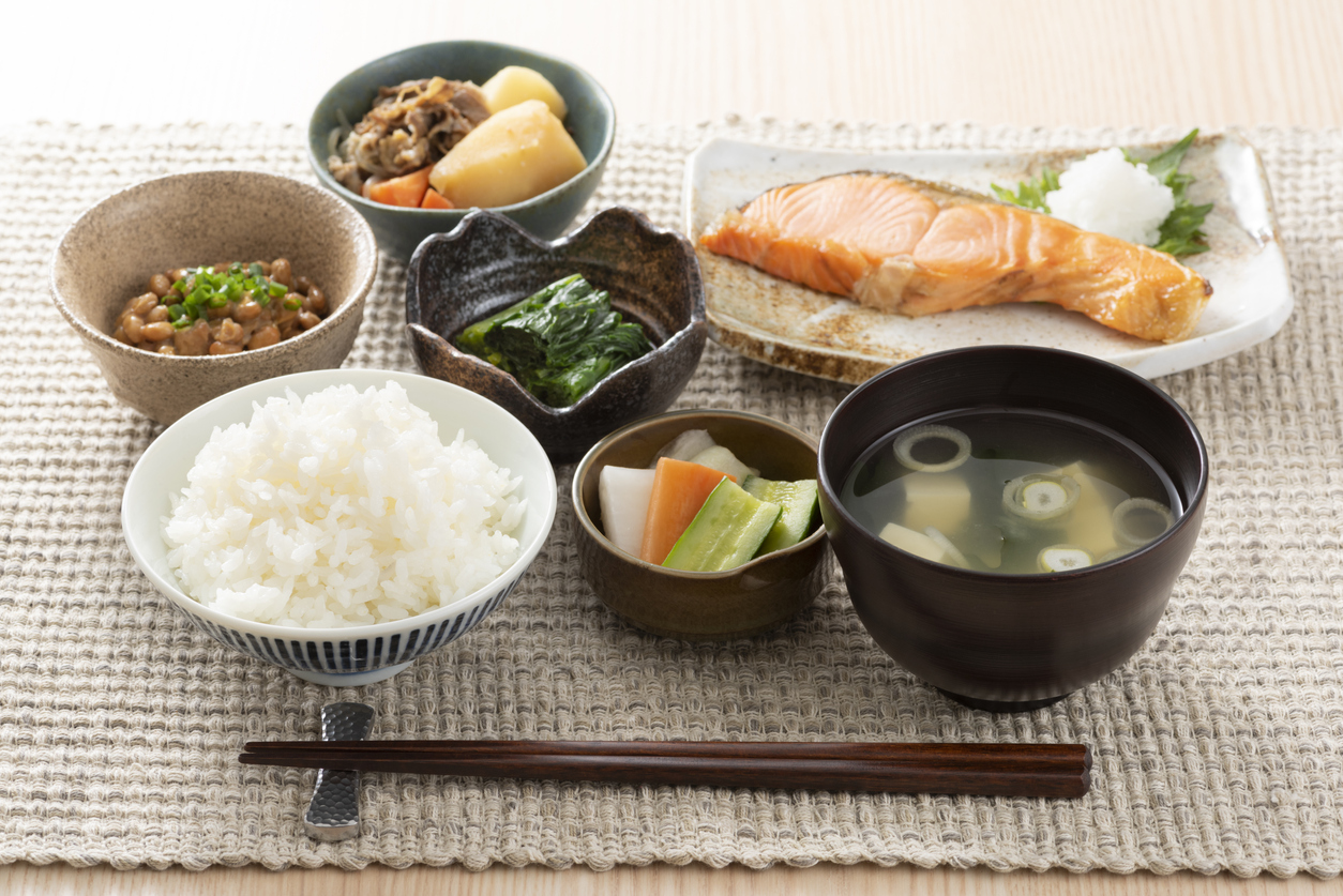 japanese cuisine set meal