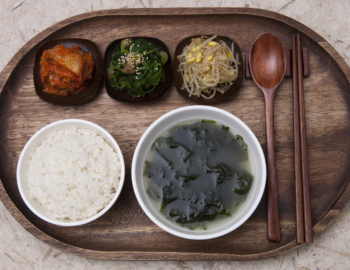 Korean traditional dining table