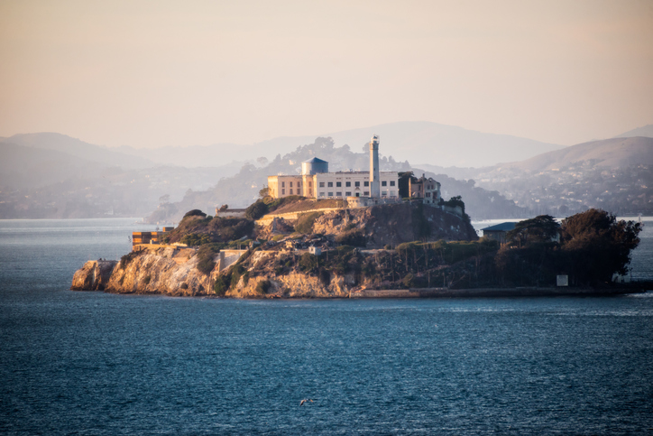 Alcatraz at Dusk San Francisco, California