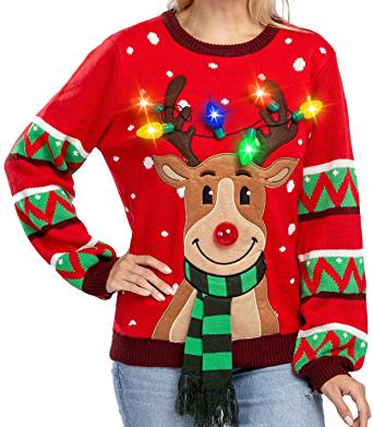 Light up clearance christmas jumpers ireland