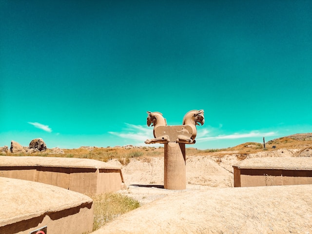The ruins of the ancient city of Persepolis