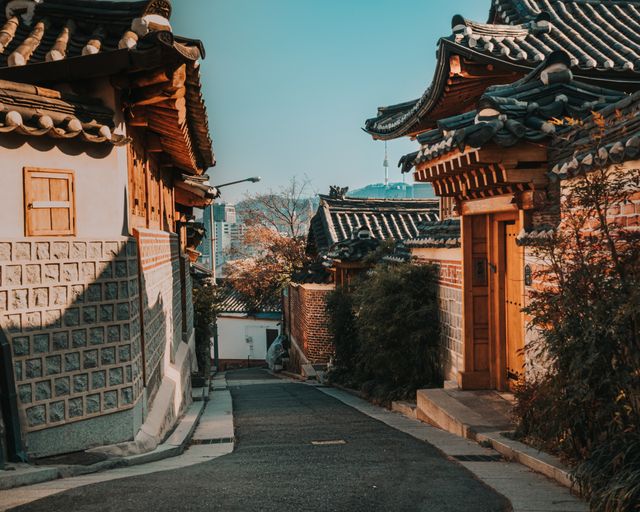 Bukchon Hanok Village in Seoul, South Korea