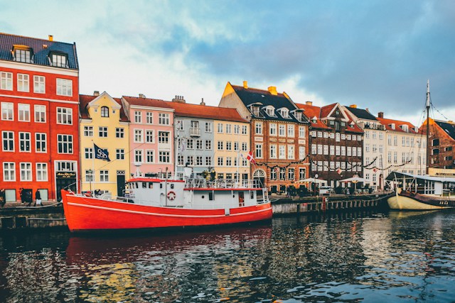 Nyhavn pier, Copenhagen, Denmark, greenest cities
