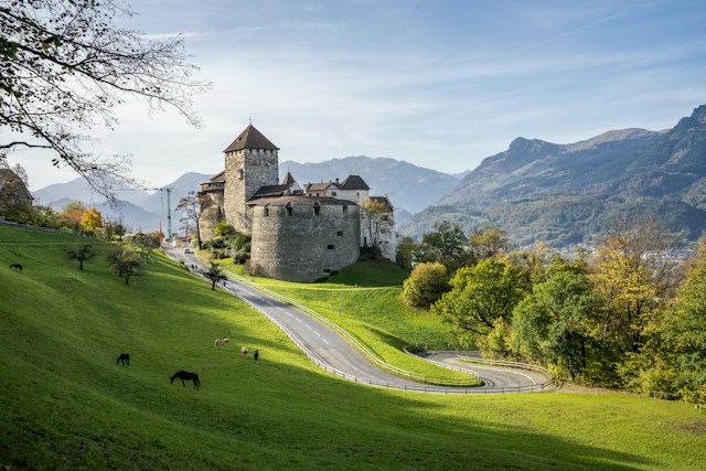 Royal castle in Vaduz, Liechtenstein, Least Visited, world's smallest countries by population