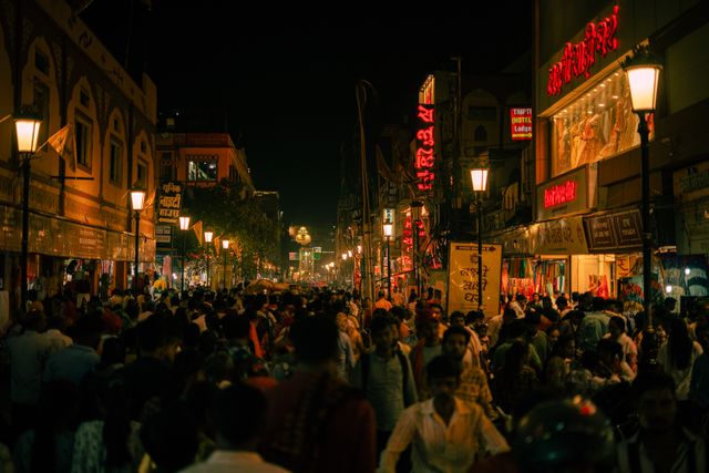 traditional markets in India. chandni chowk