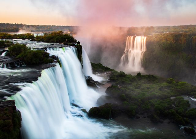 The stunning Iguazu Falls in Argentina is among the most famous waterfalls in the world