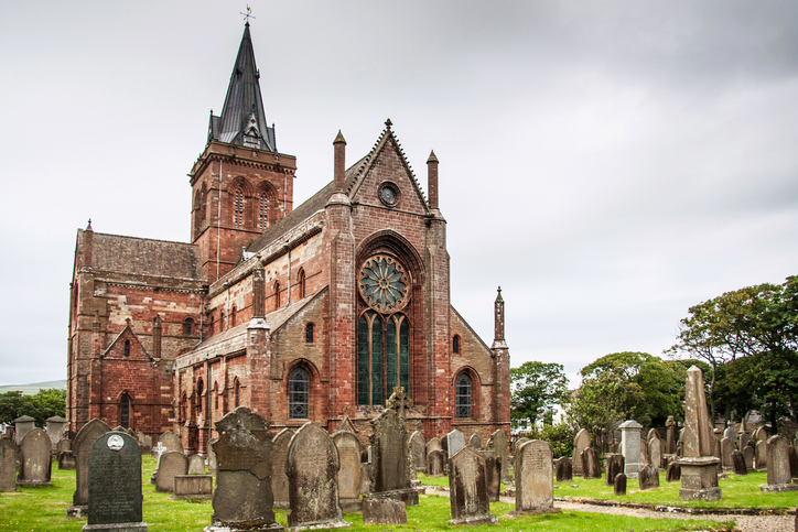 St Magnus Cathedral, Kirkwall, Orkney islands