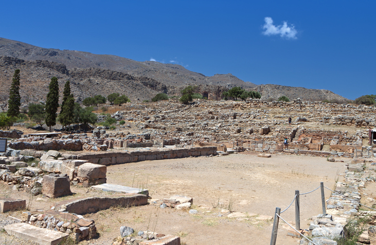 Ancient Zakros at Crete island, Greece, places to see in Crete