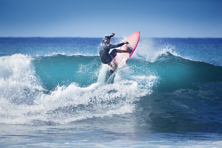 Surfing in usa