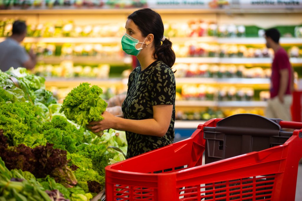 make thoughtful purchases at the supermarket to avoid panic buying