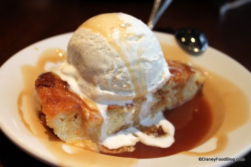 Disney's popular Ohana Bread Pudding