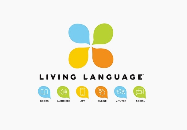 Living language logo, online language courses