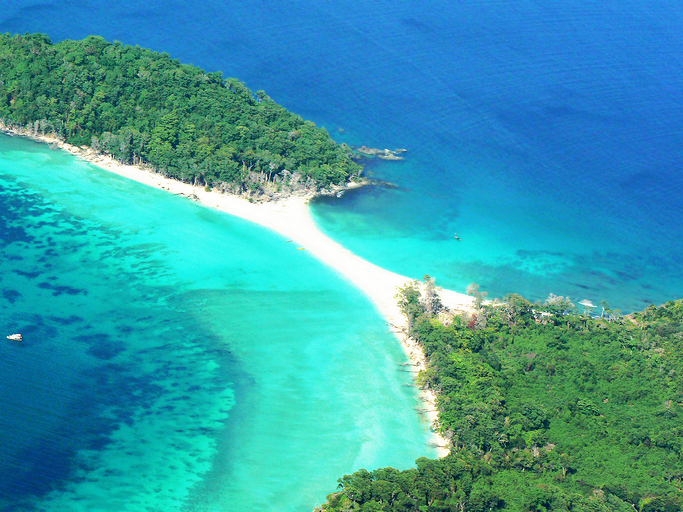 Anadaman and Nicobar Islands in summer