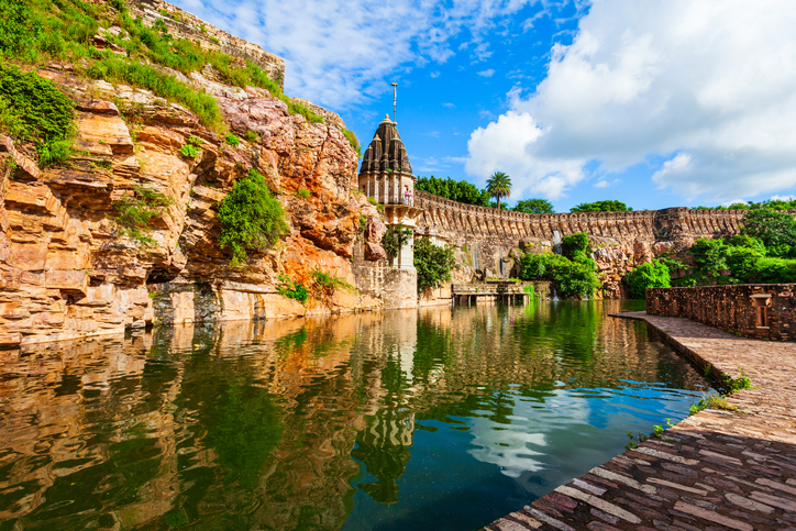 Gaumukh Kund, pond in Chittor Fort in Chittorgarh city, Rajasthan, Rajasthani culture