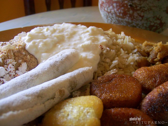 Jolpaan, breakfast dish from Assam, India