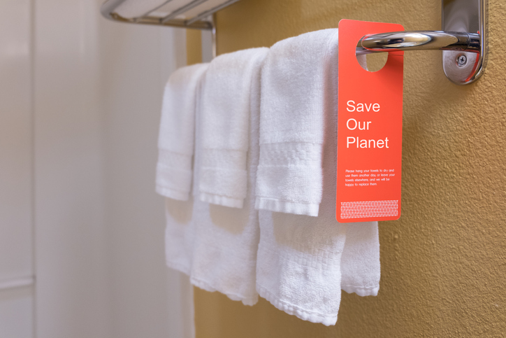 eco-friendly hotels, re-use your towels