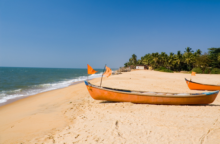 Boats at the beach of Ullal village, places to visit in Mangalore