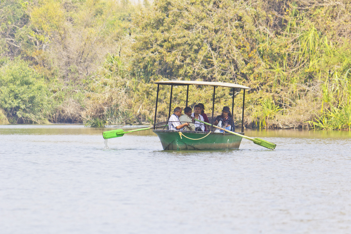 Boating at Ranganathittu bird sanctuary