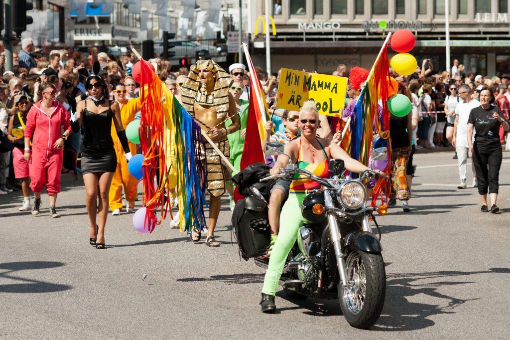 Stockholm Pride Parade for the LGBTQIA+ Community