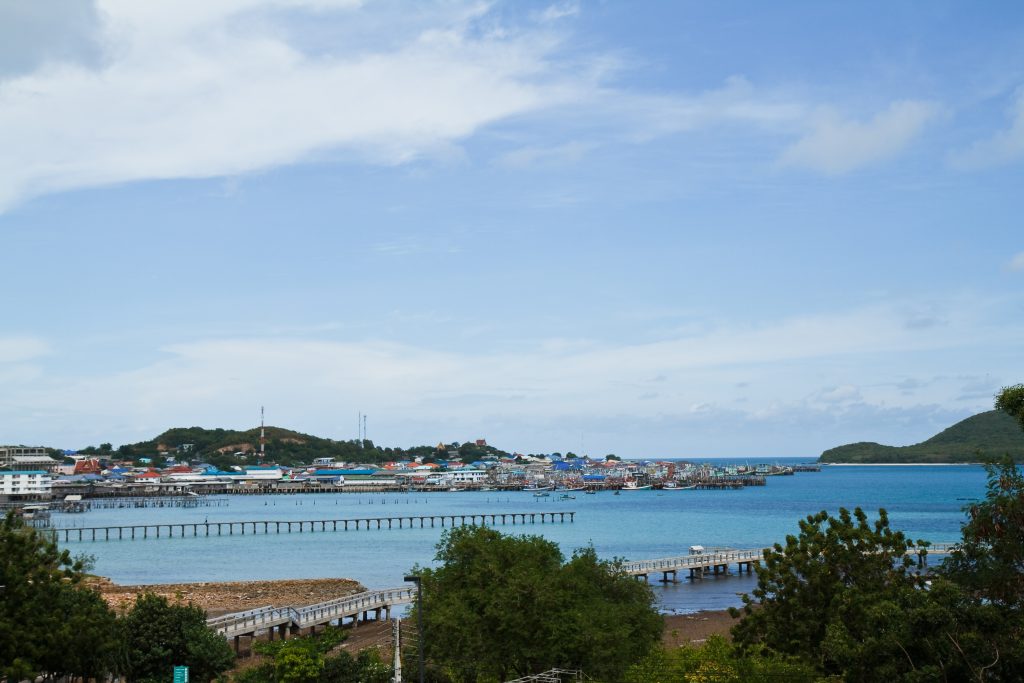 Fishing village Bang Saray Pattaya Thailand.