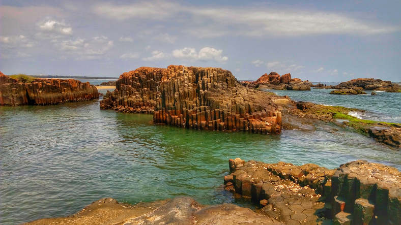 One of the Unexplored Places In Karnataka is St marys island Malpe, Udupi, Karnataka