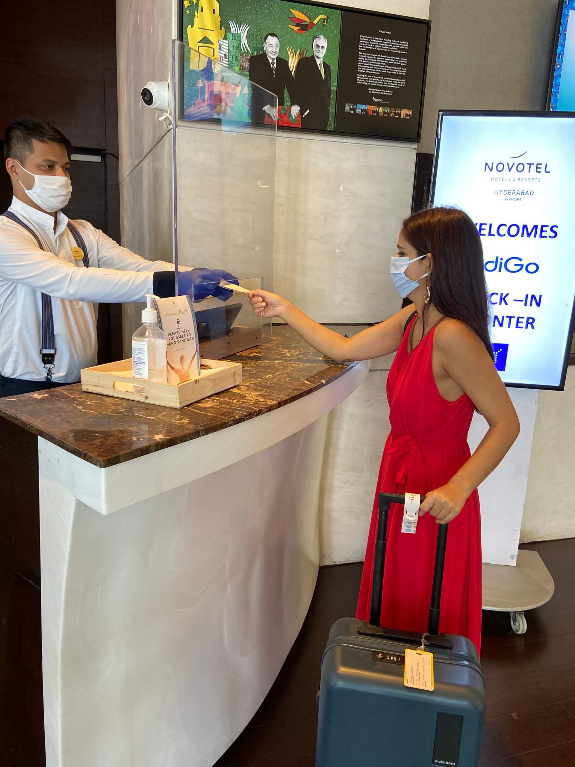 Contactless check-in during staycation in Hyderabad at Novotel Airport Hotel