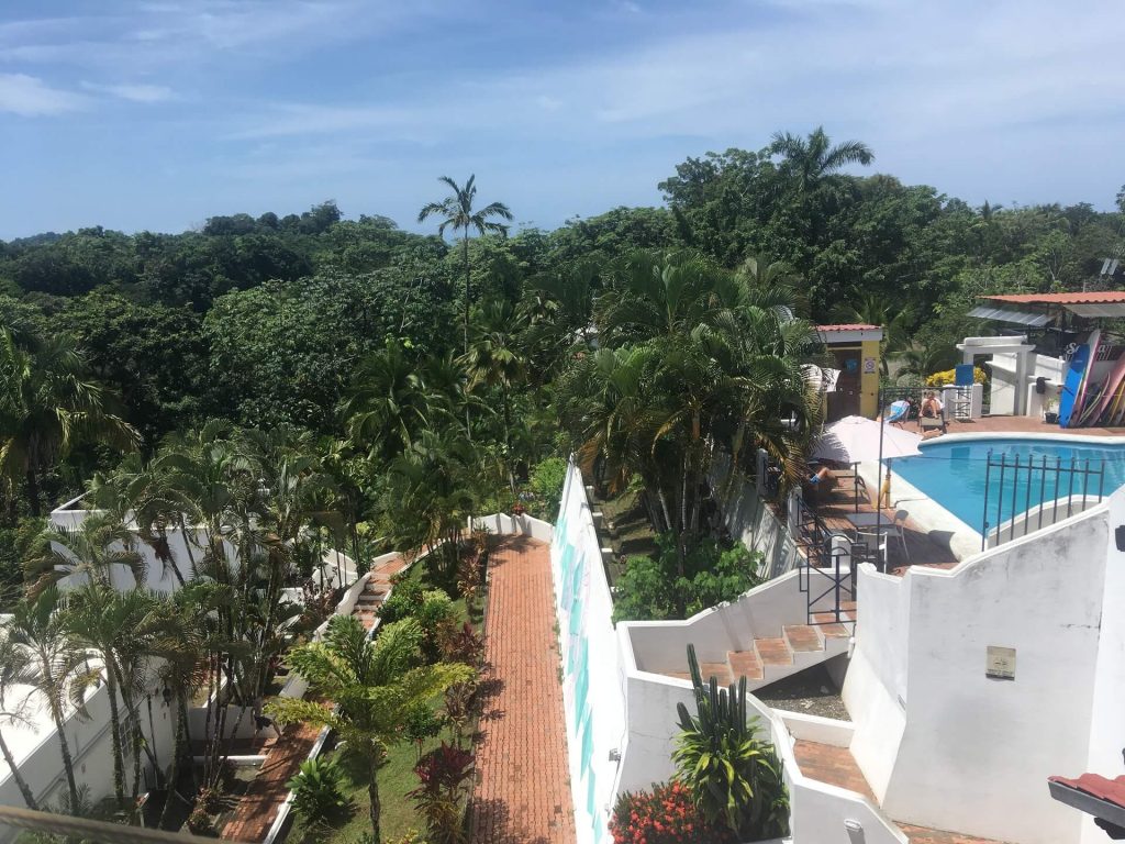 Large hostel when exploring Manuel Antonio